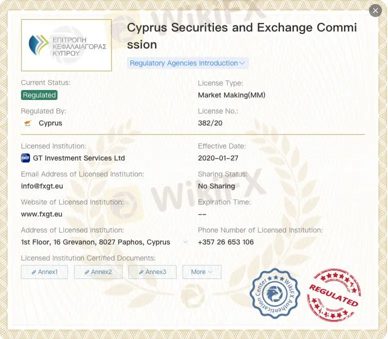 Regulatory Status