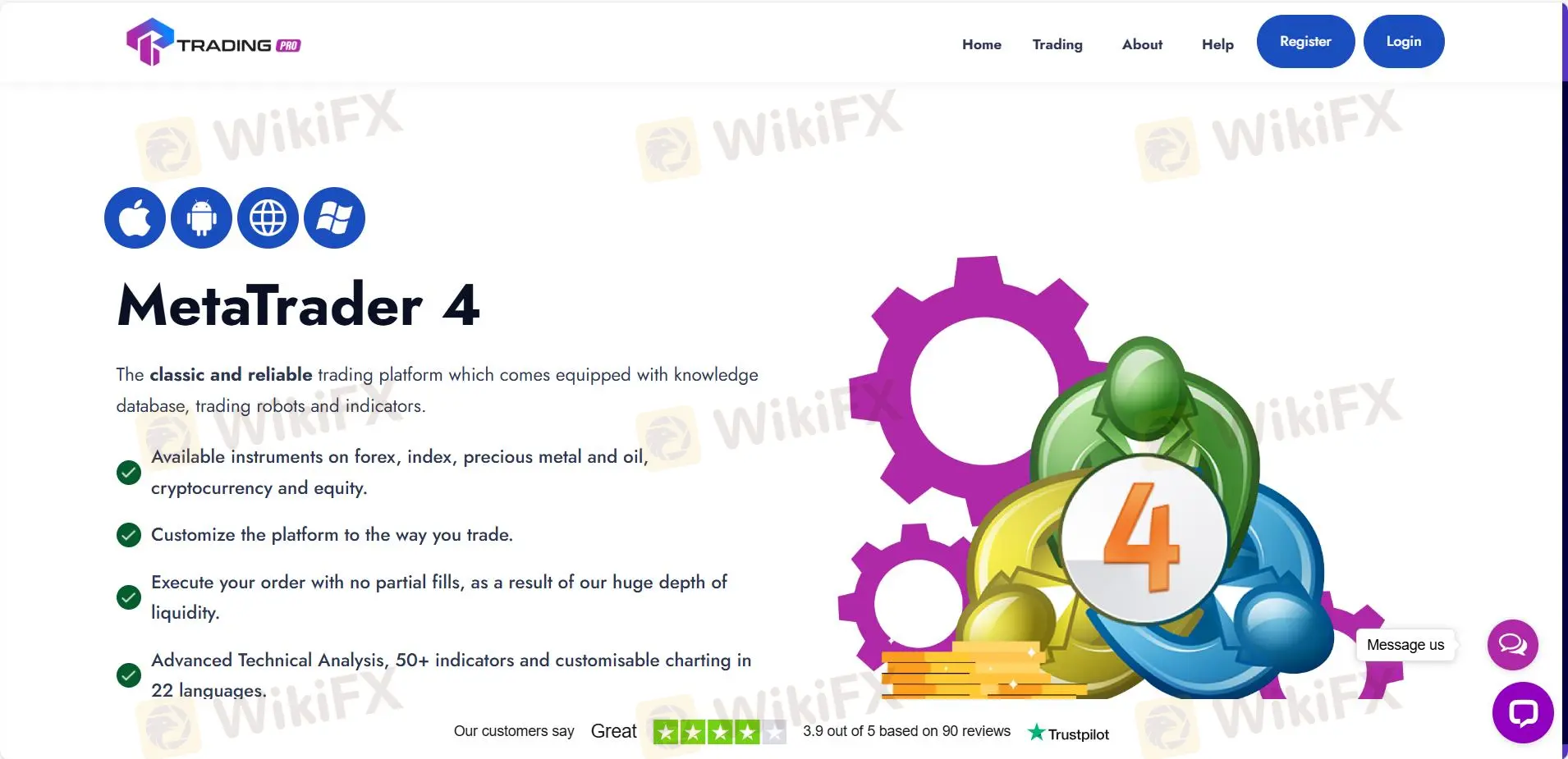 Informations sur Trading Pro Informations sur Trading Pro