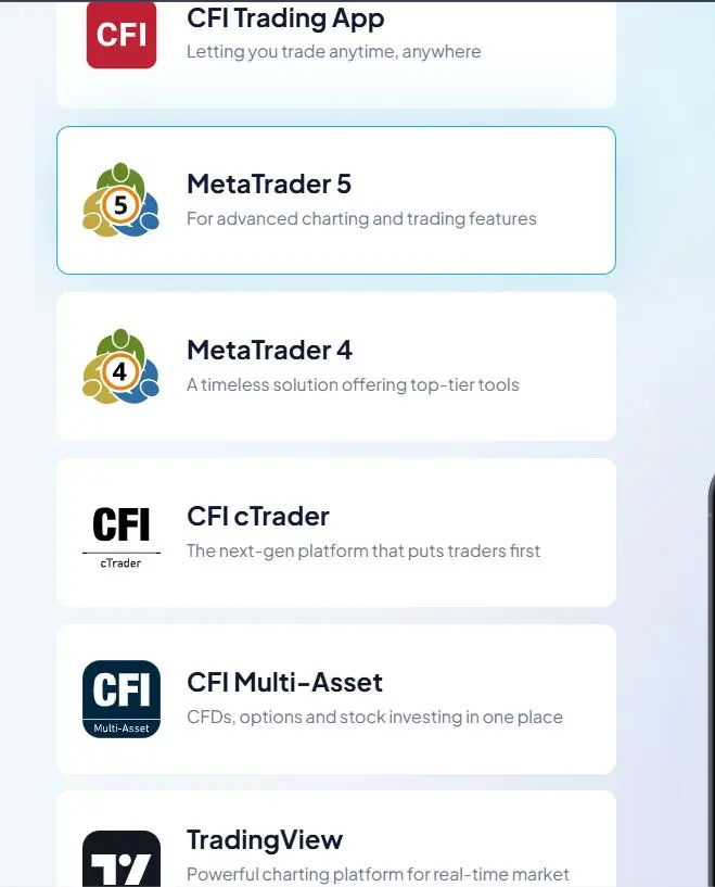 Plataforma de Trading Plataforma de Trading