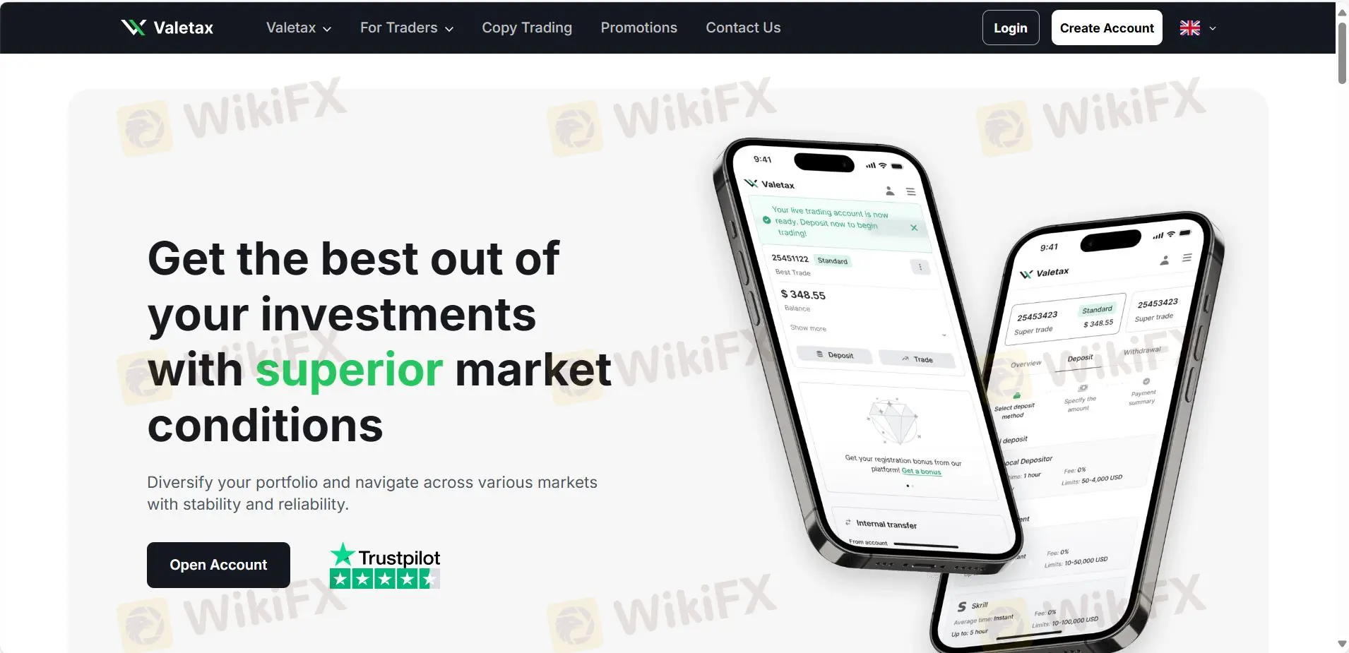 Valetax Information