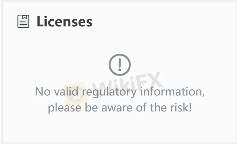No license