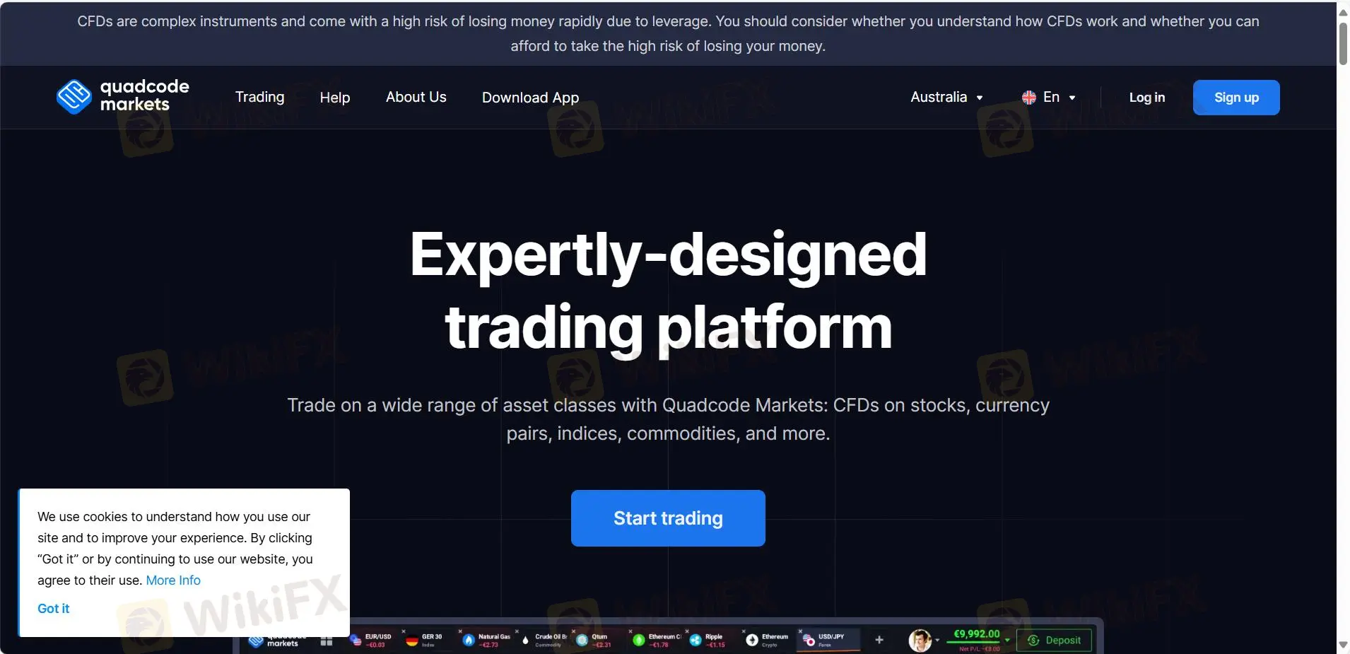 Quadcode Markets Information