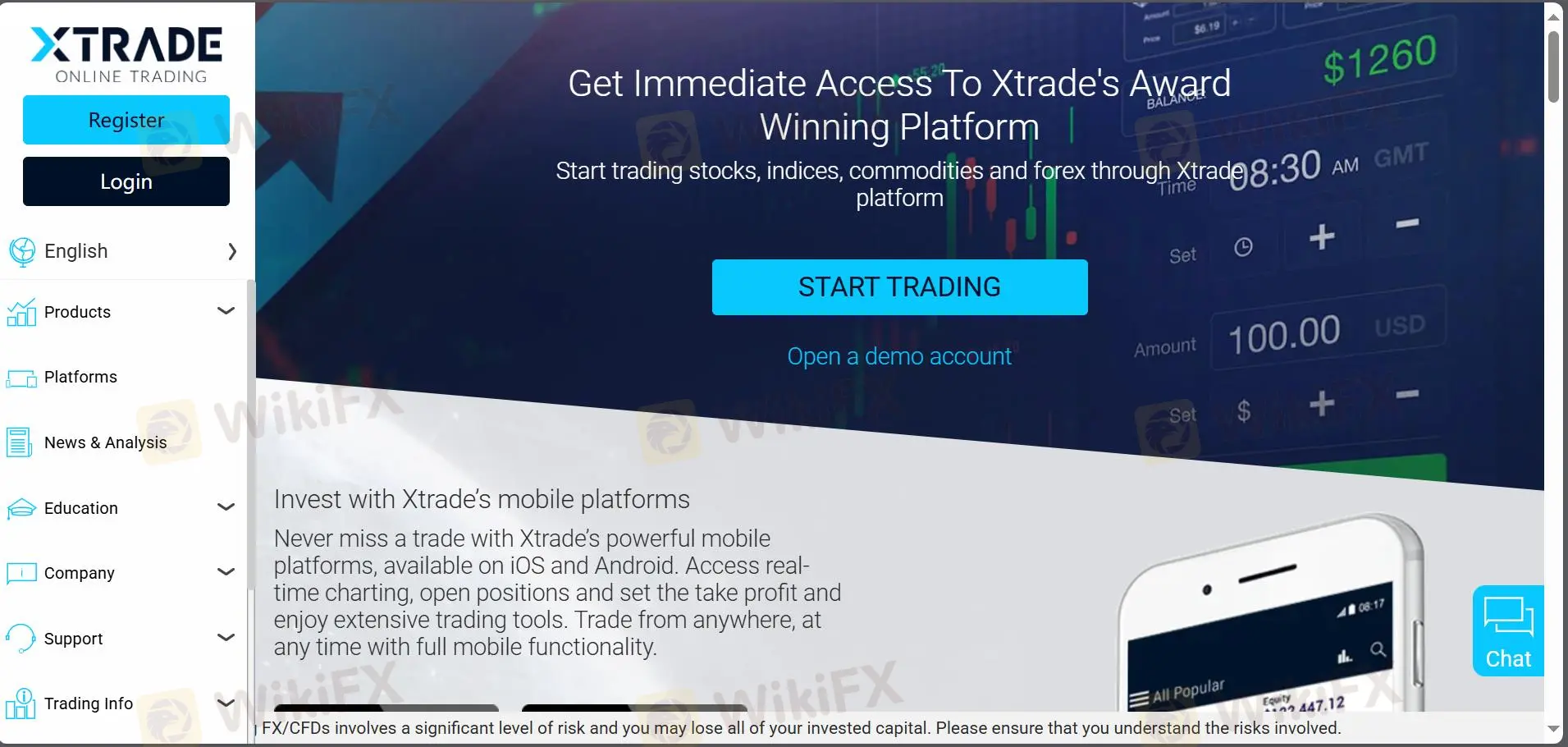 Xtrade 信息