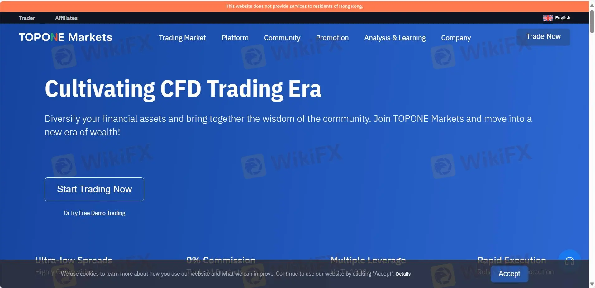 Informations sur TOP1 Markets