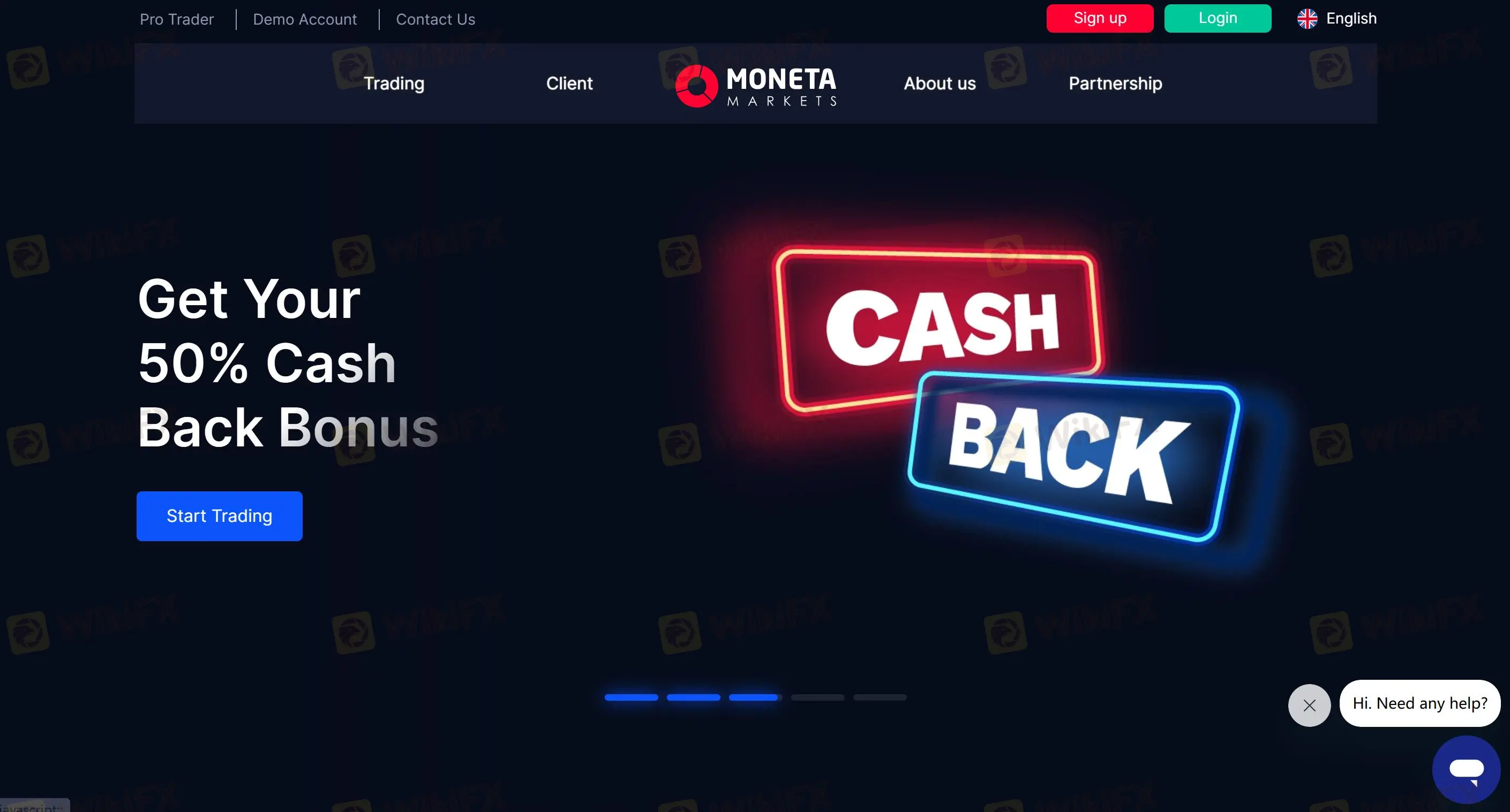 Информация о Moneta Markets