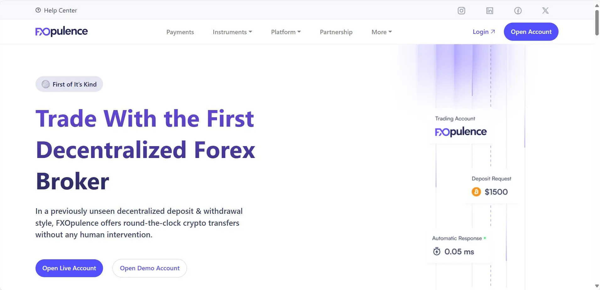 Informations sur FXOpulence