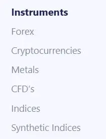 Que puis-je trader sur FXOpulence?