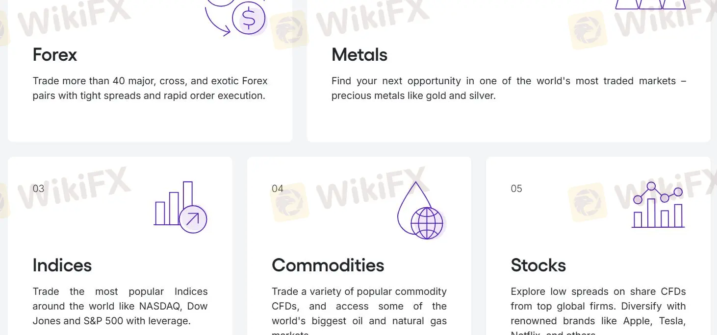 我可以在KAMA Capital上交易什麼？
