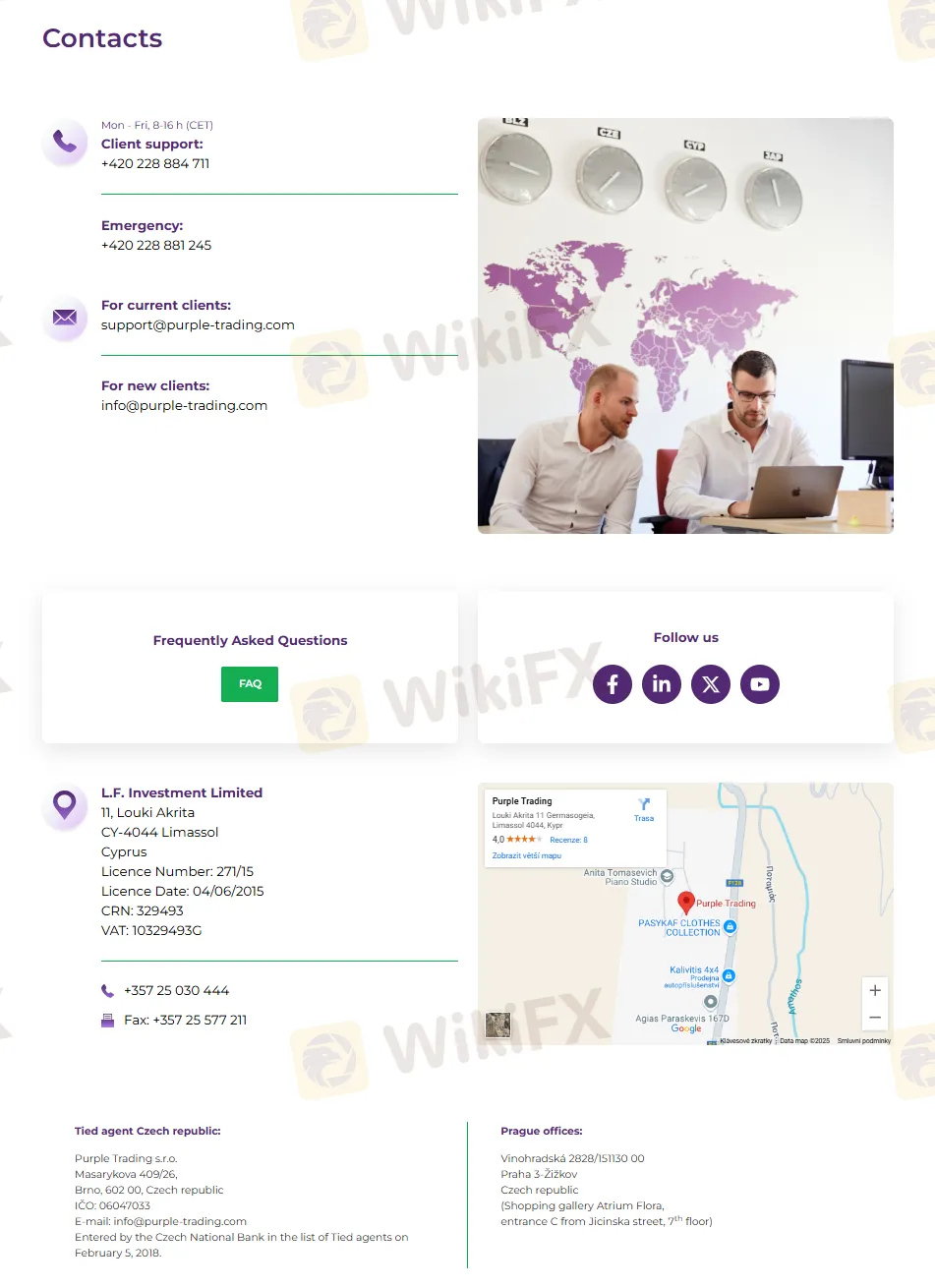 Contact info