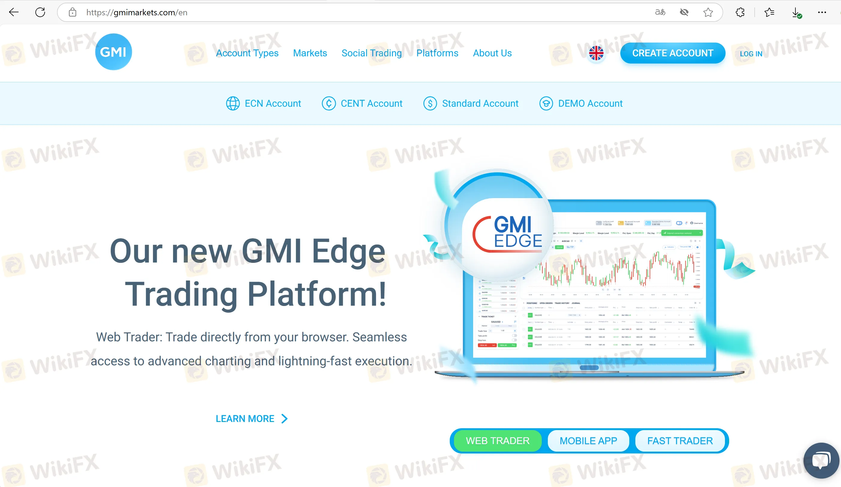 GMI's homepage