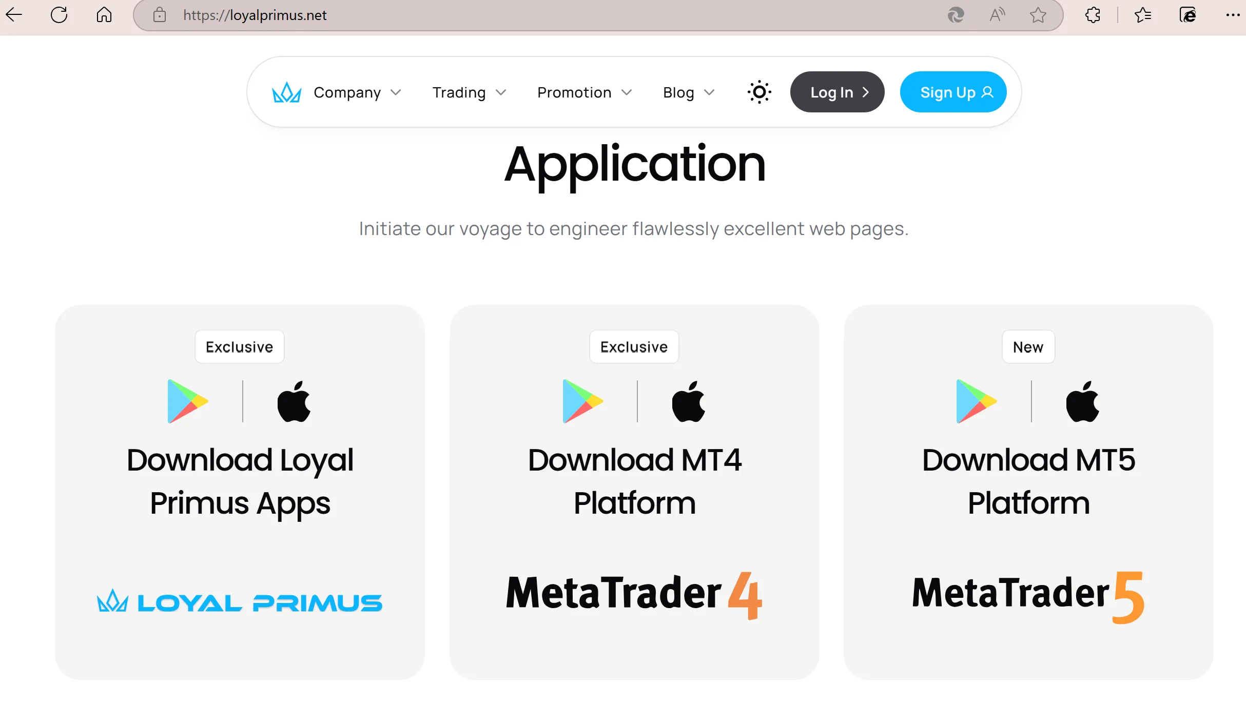 Platform ng Pag-trade Platform ng Pag-trade