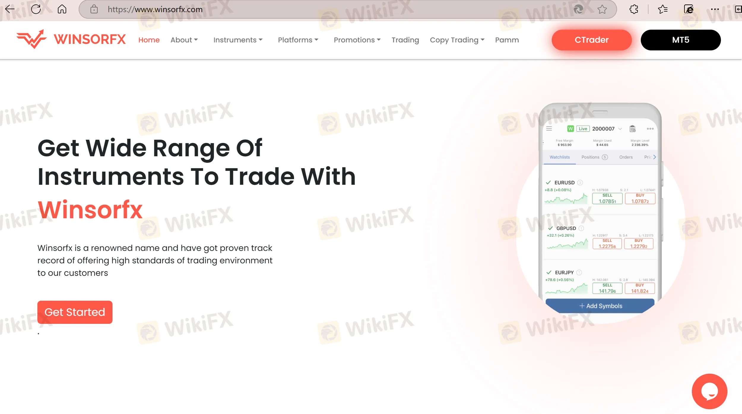 WINSORFX's homepage