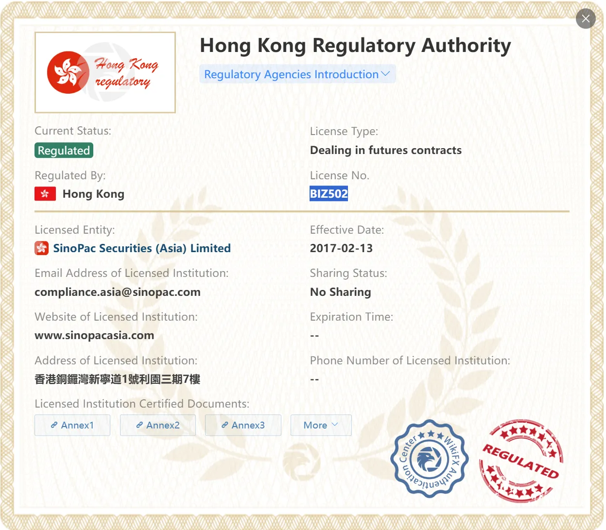 SinoPac Securities (Asia)