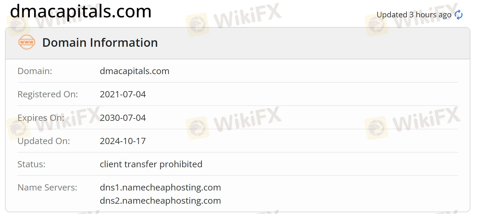معلومات النطاق معلومات النطاق