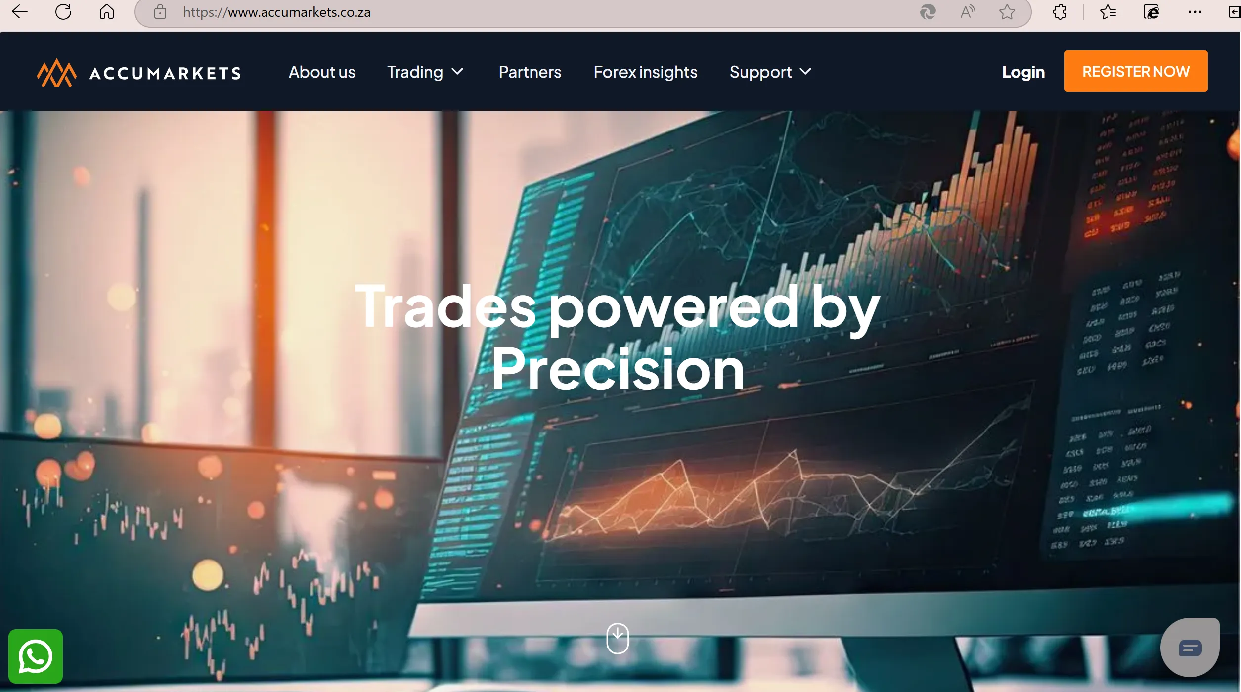 Accumarkets' page d'accueil Accumarkets' page d'accueil