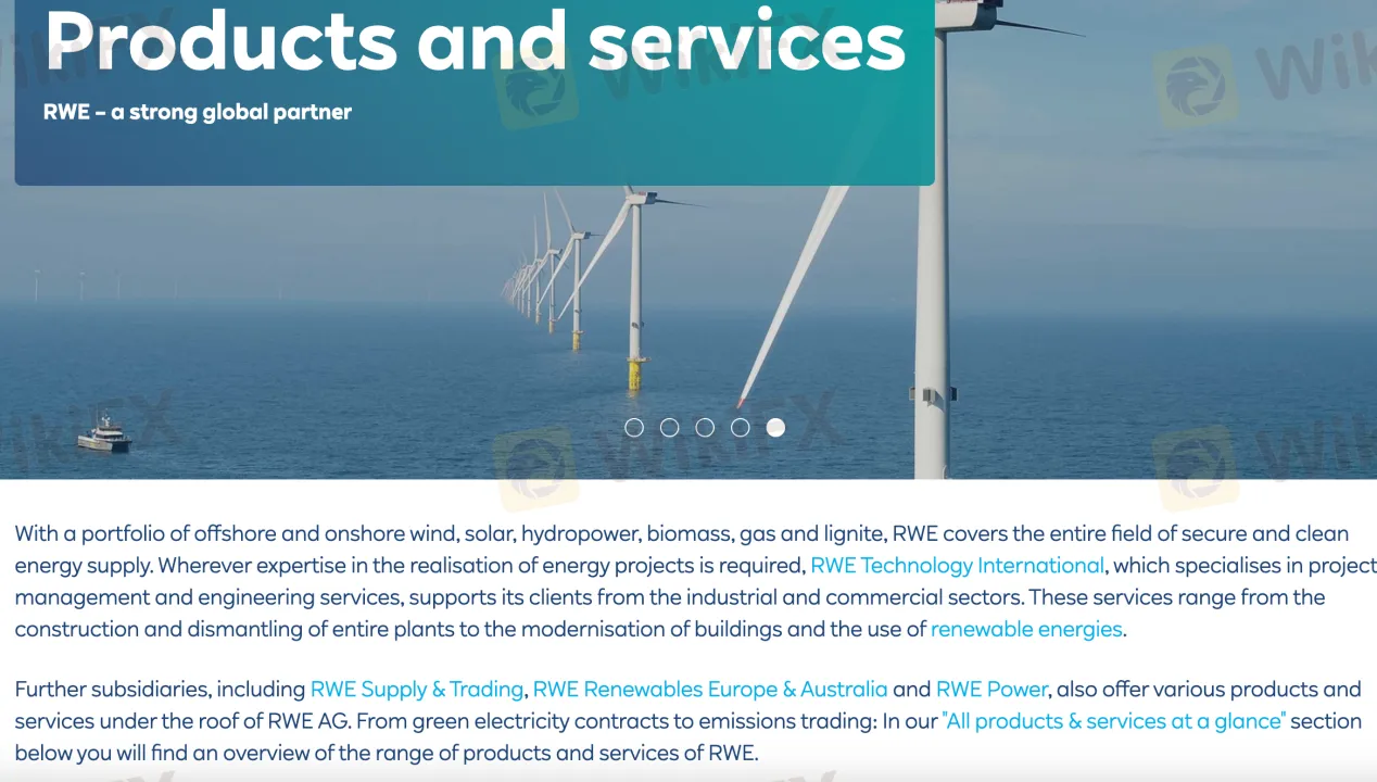 Products and Services