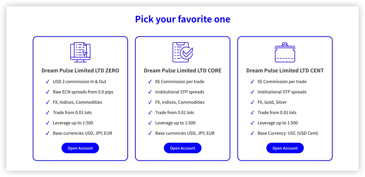 Account Types Account Types