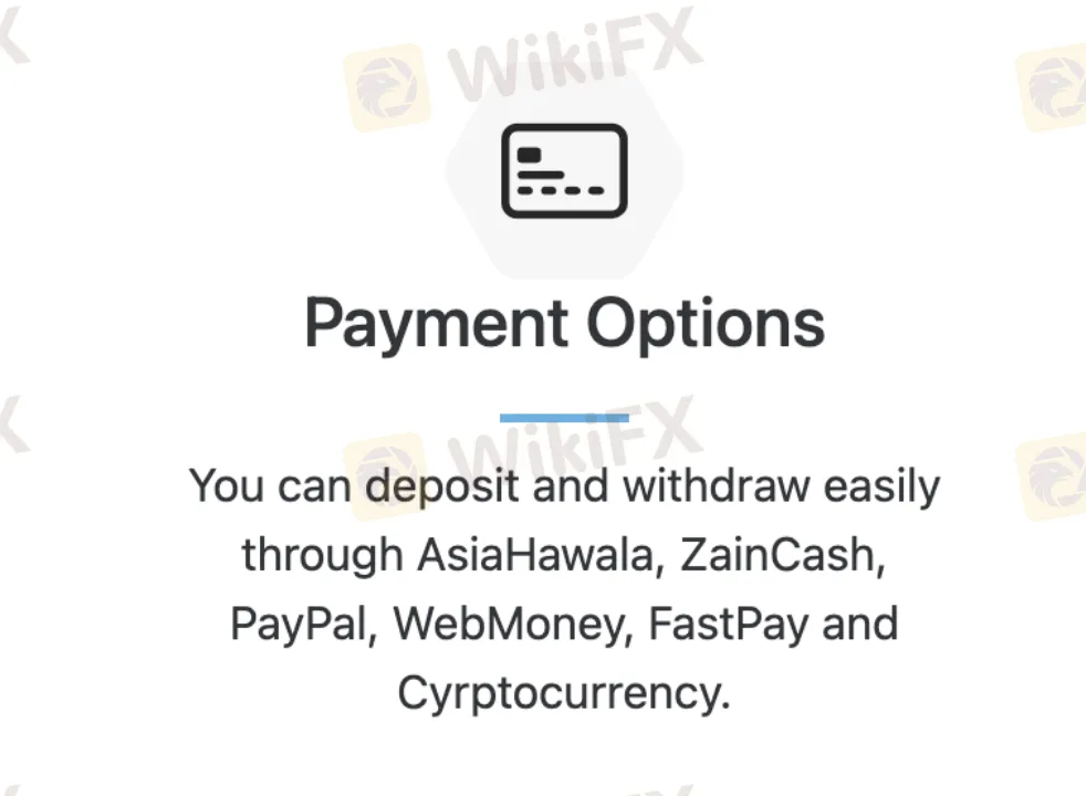 Deposit and Withdrawal