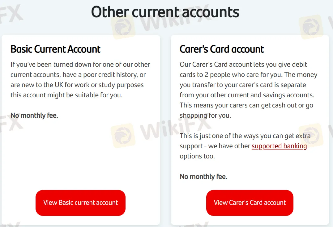 Student & child current accounts