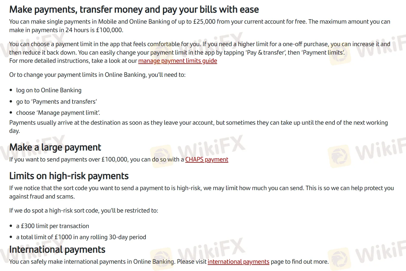 Payments and Transfers