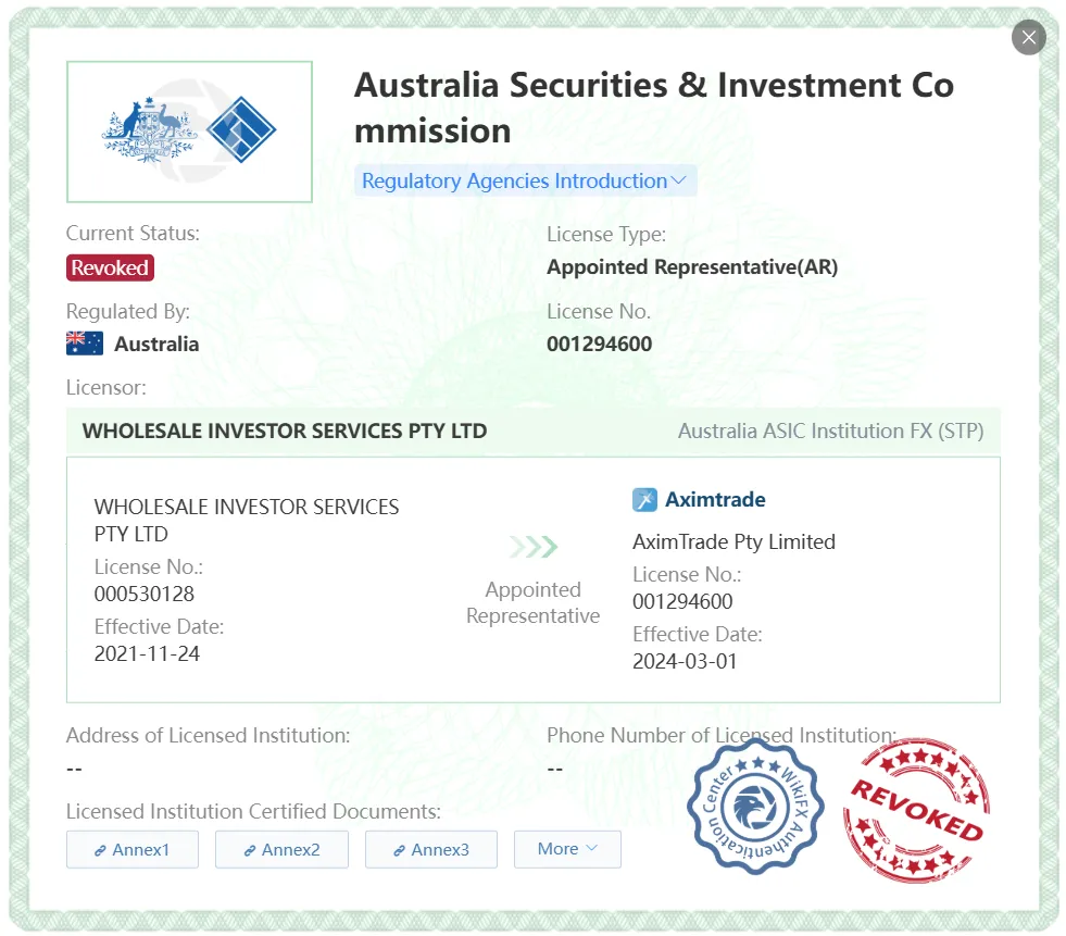 Apakah Aximtrade Legal? Apakah Aximtrade Legal?