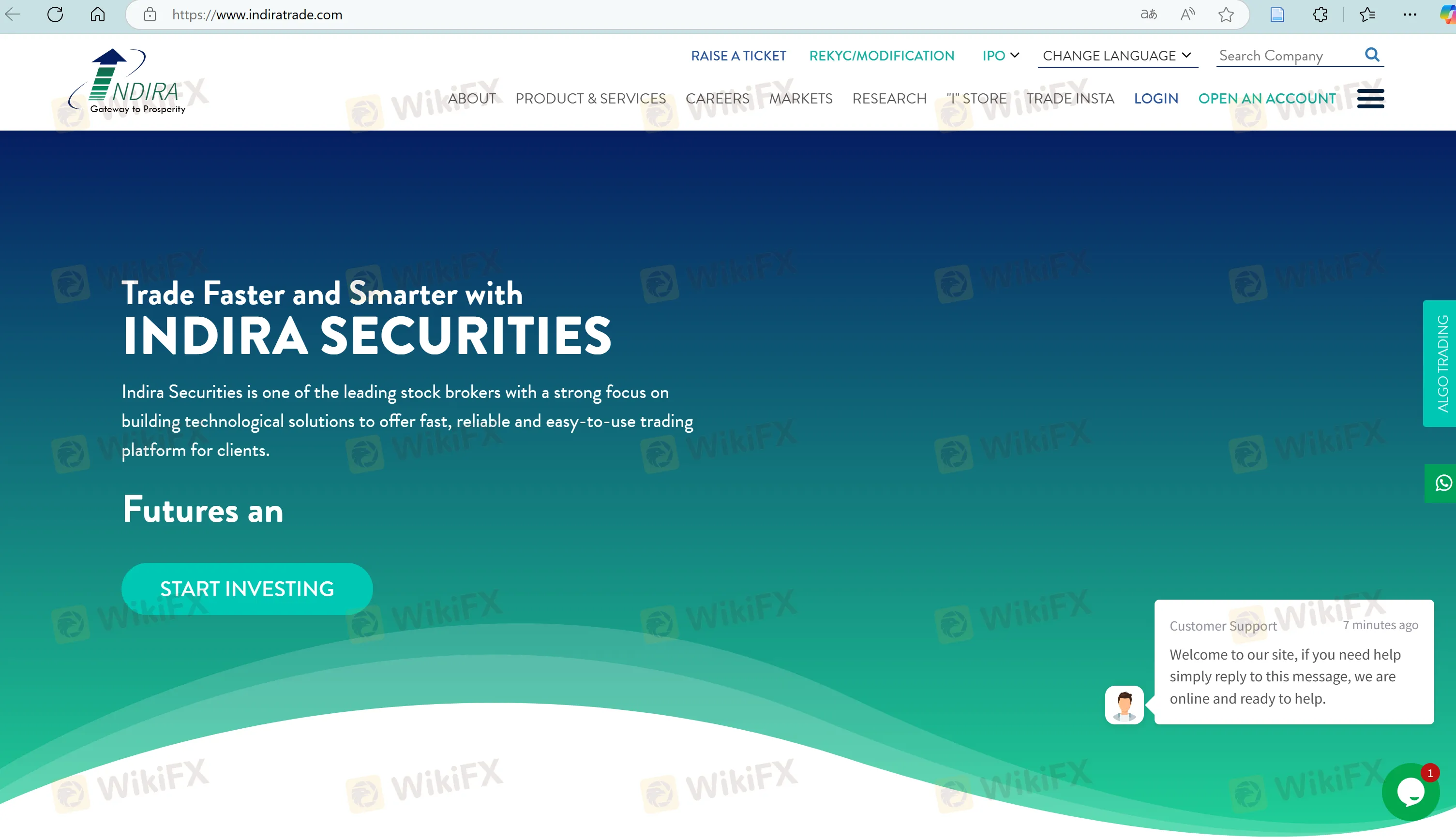 INDIRA's homepage