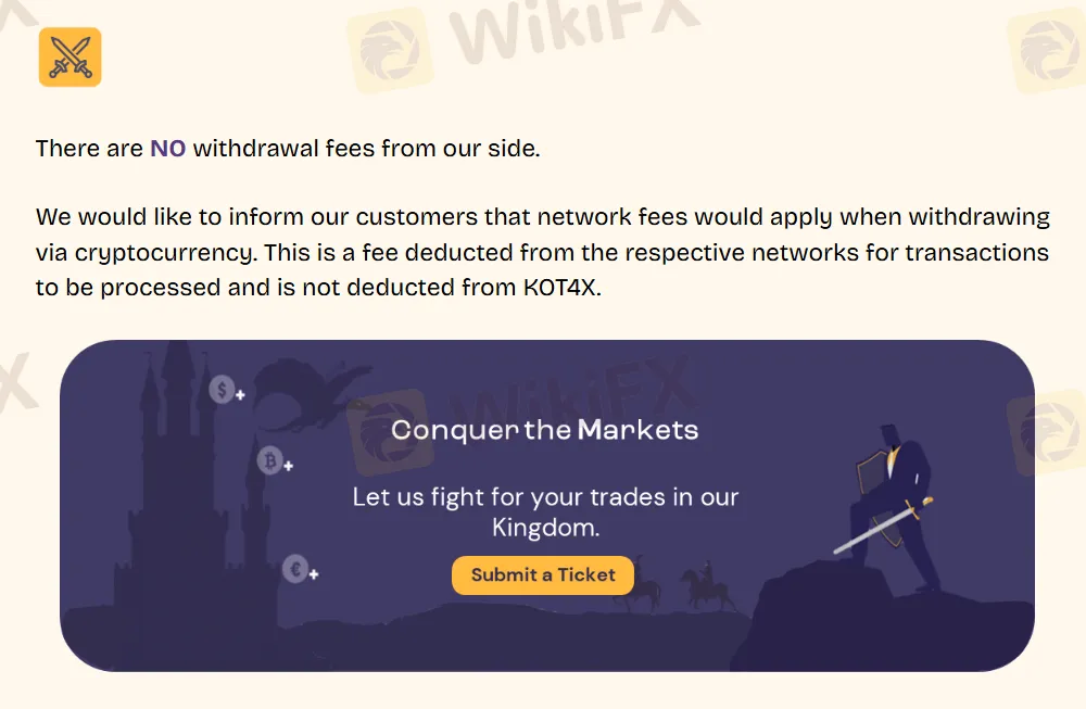 Deposit and Withdrawal