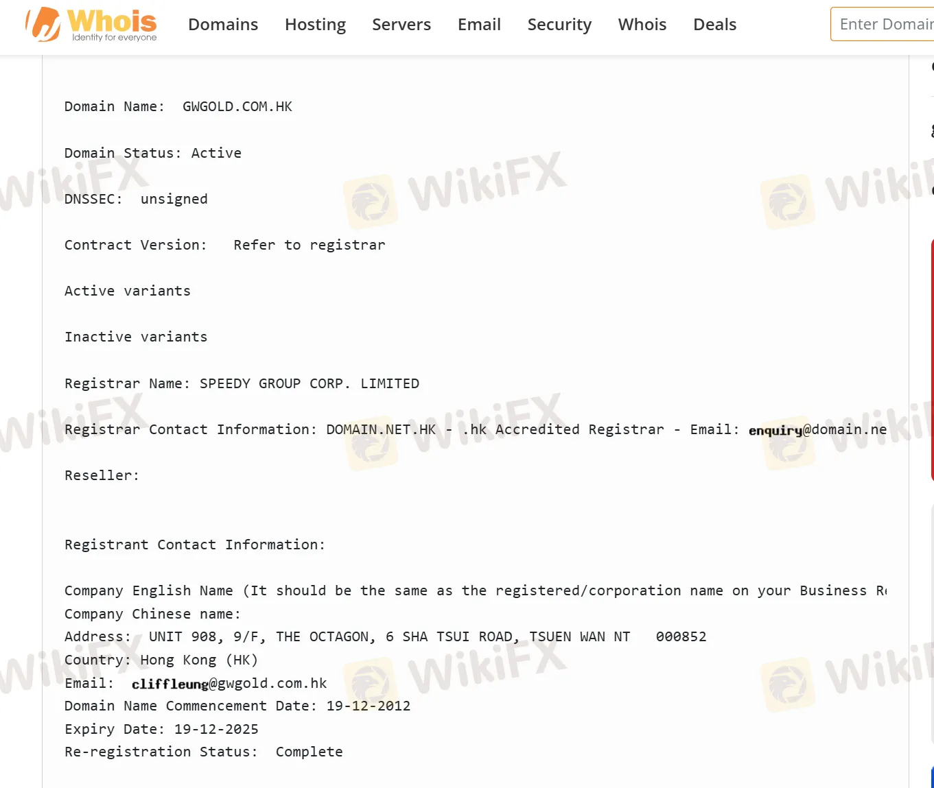 Goodwill Gold Group Limited Goodwill Gold Group Limited