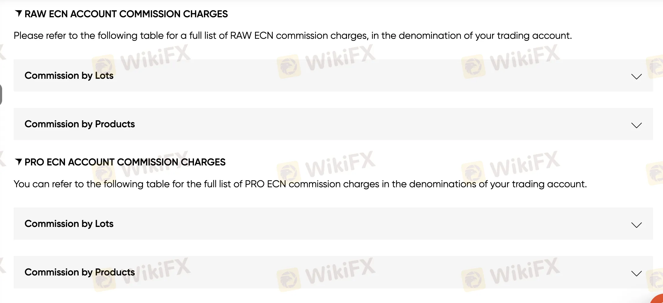 Vantage Fees