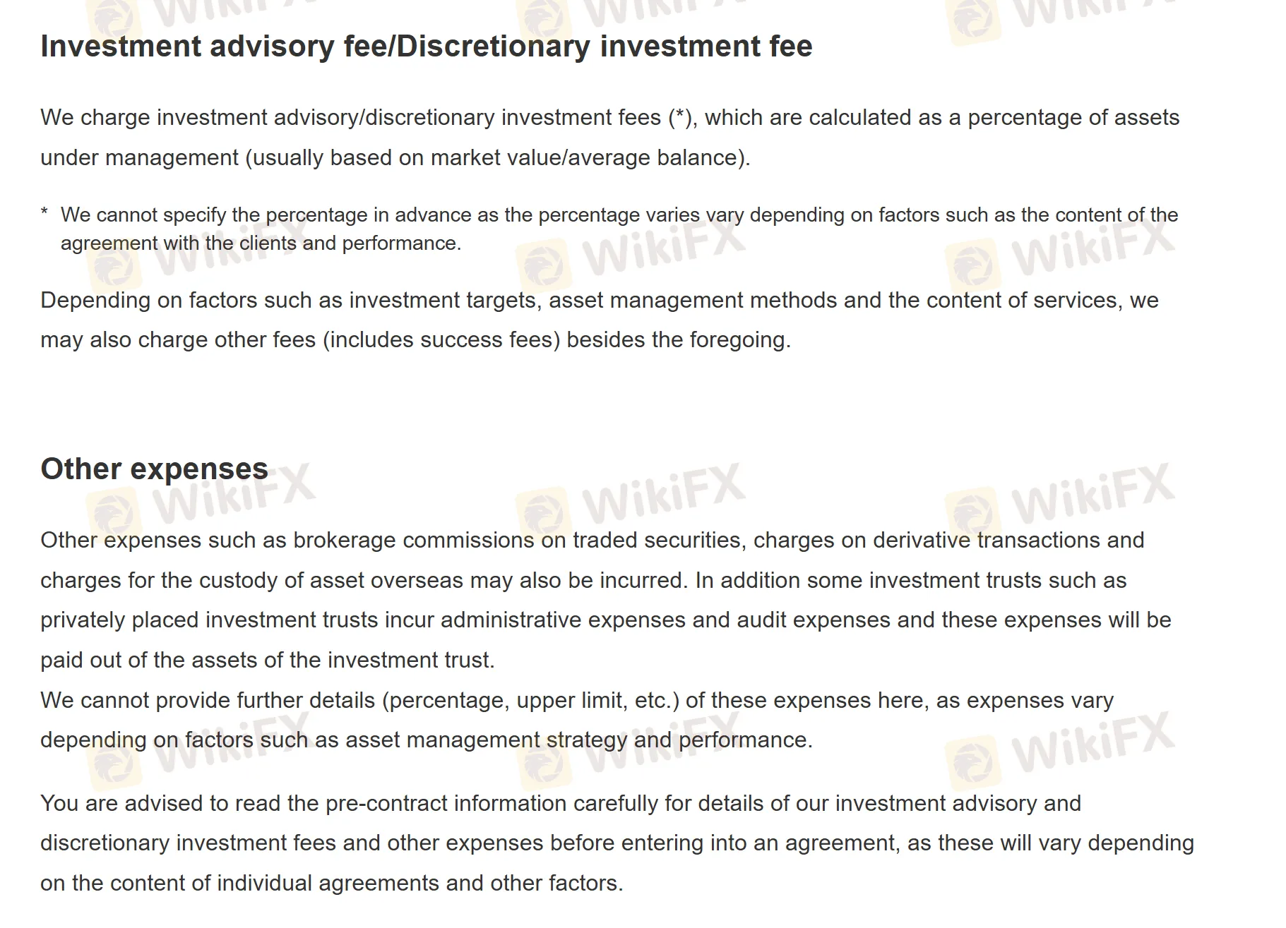 Fees