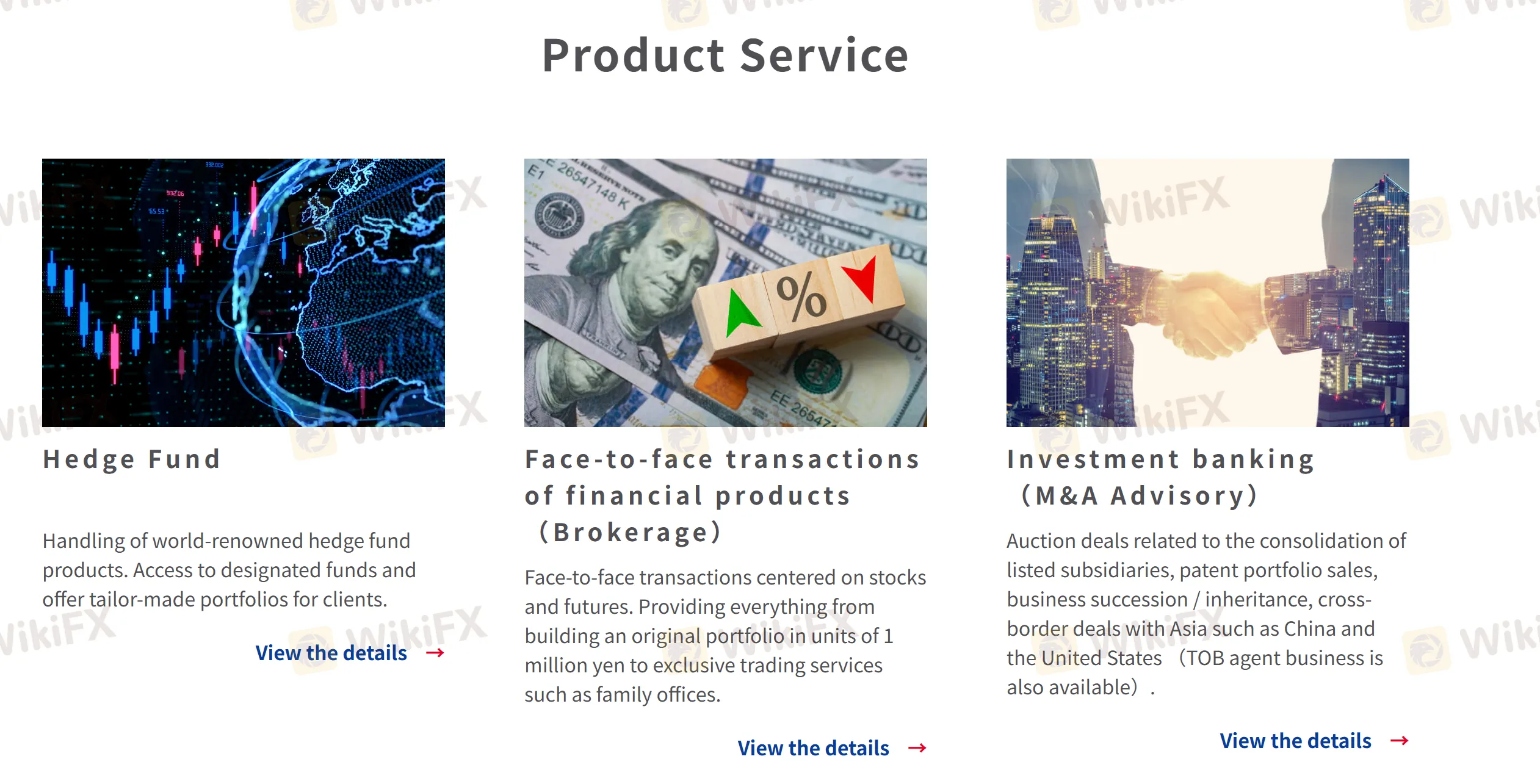 Products and Services