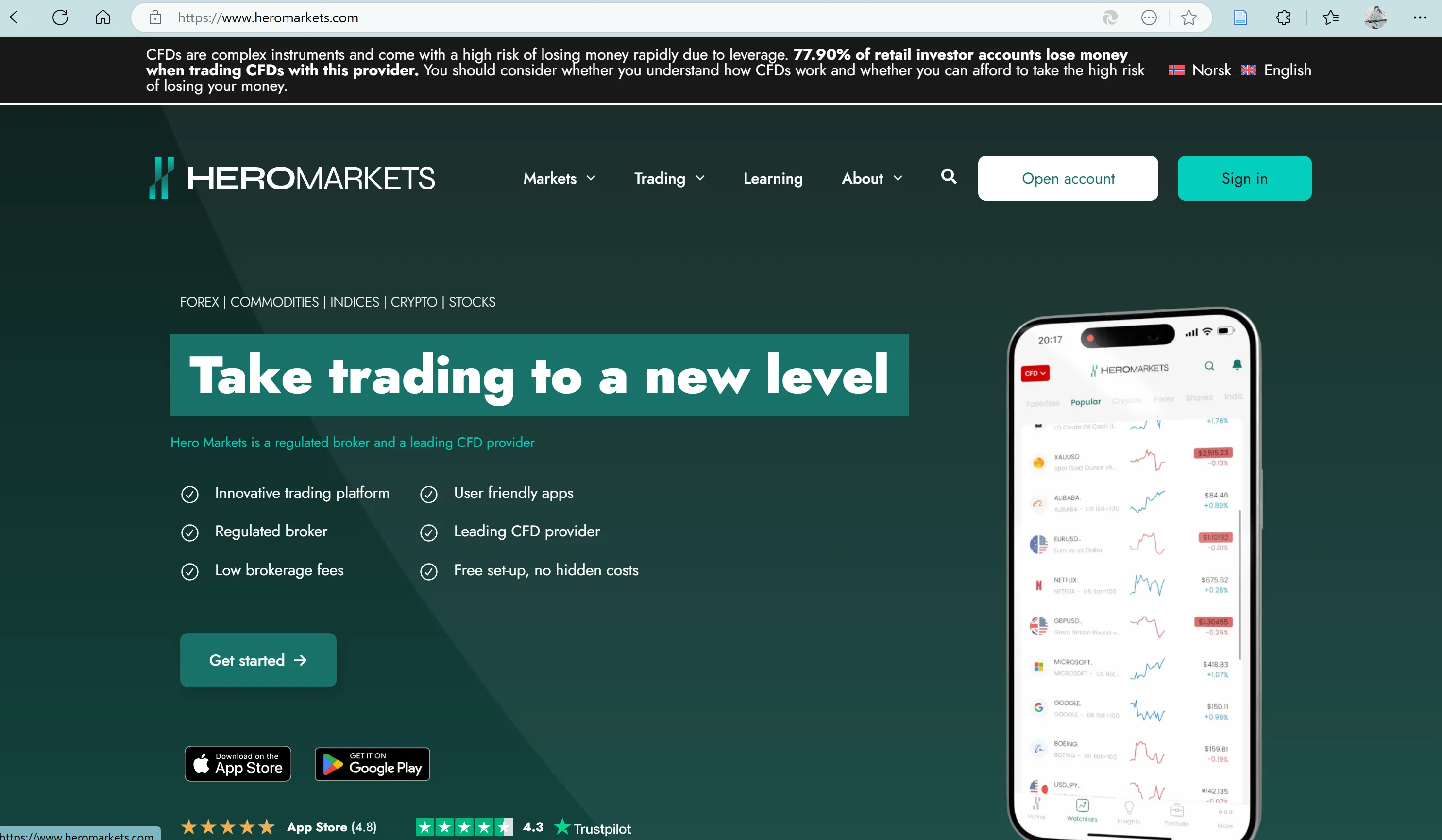 Hero Markets首页 Hero Markets首页