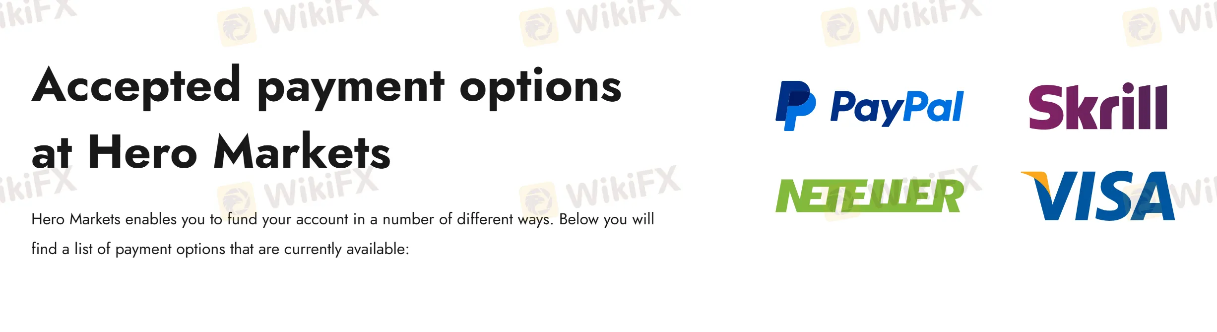 Payment options