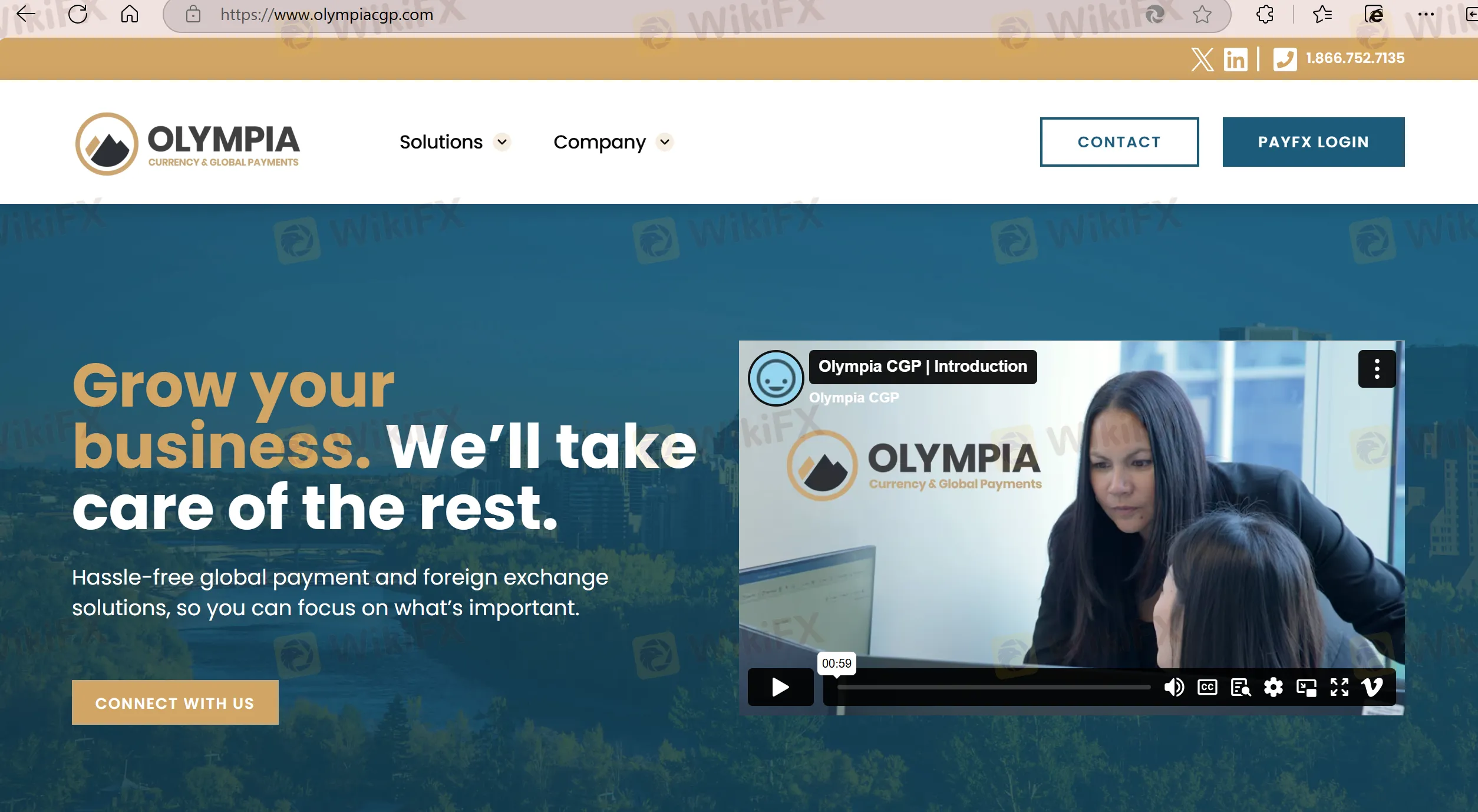 الصفحة الرئيسية لـ OTC