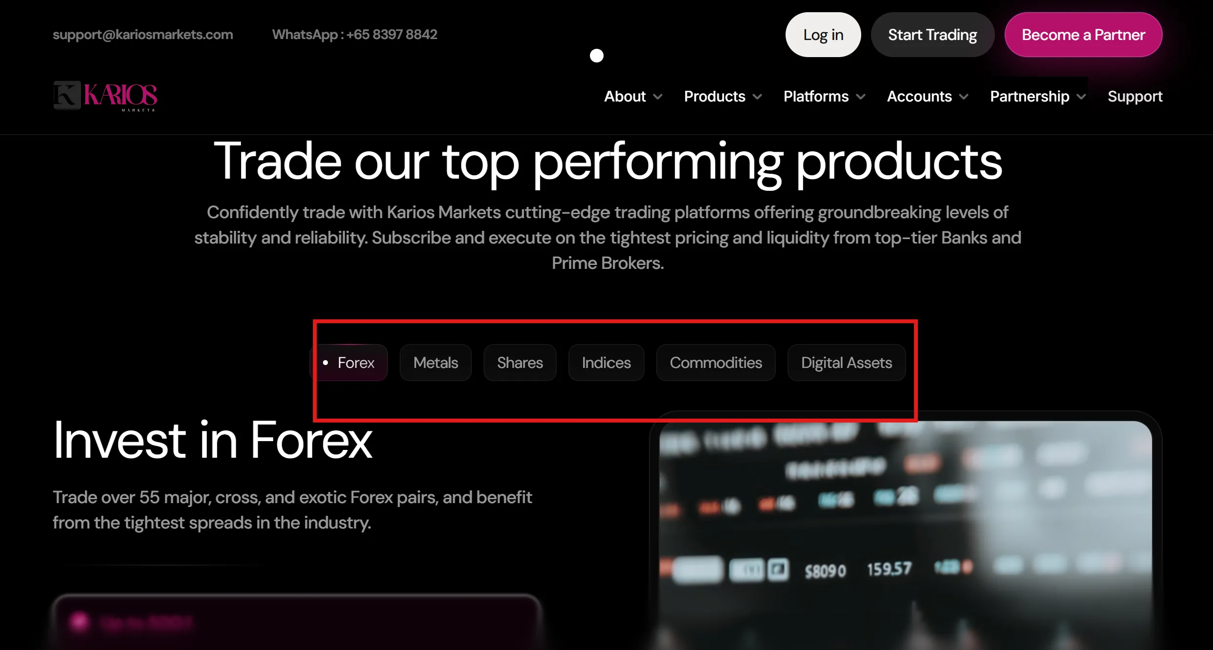 Karios Markets可以交易什么？