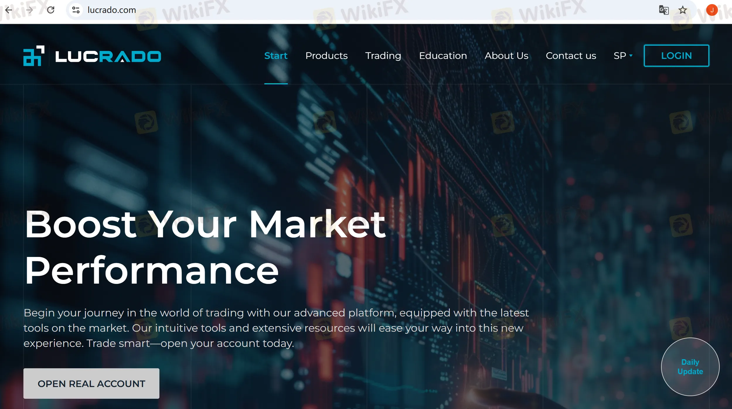 Lucrado's homepage