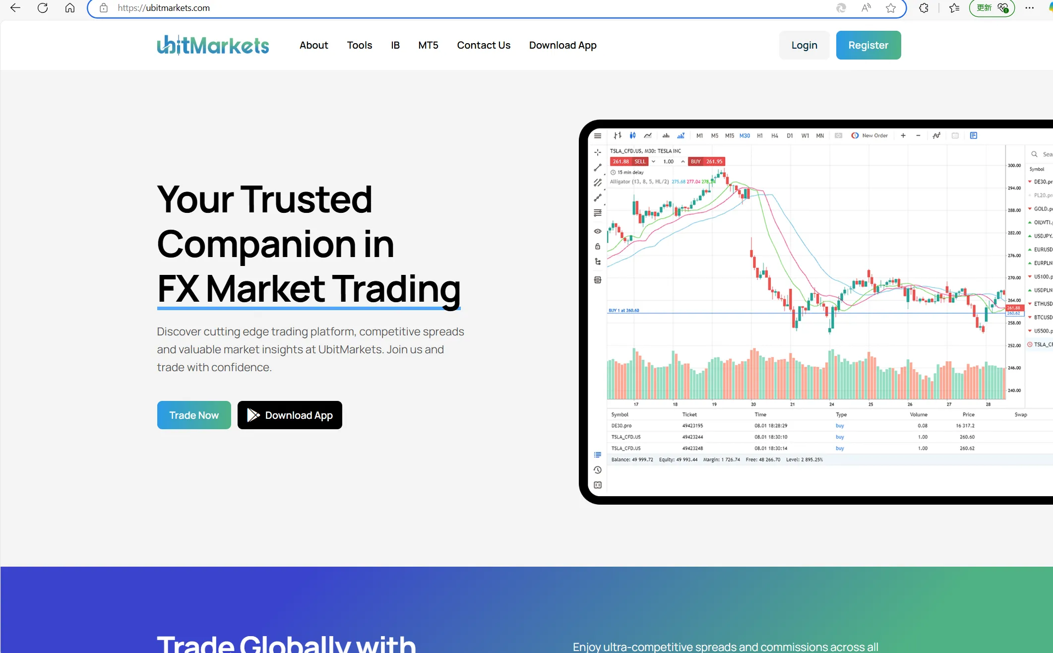 UbitMarkets首页 UbitMarkets首页