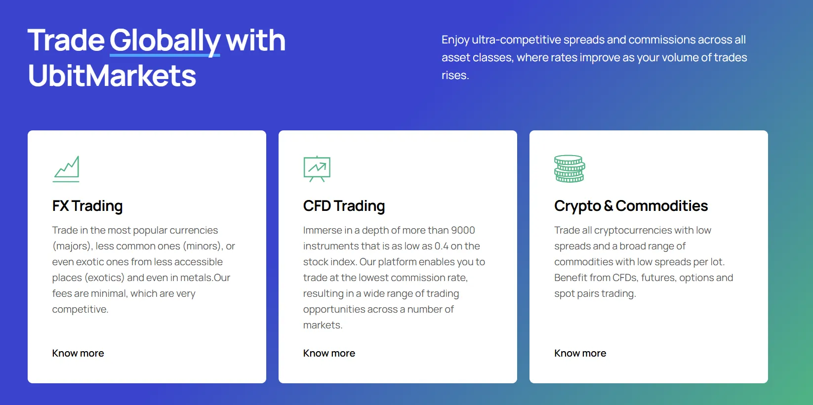 UbitMarkets 可交易的产品有哪些? UbitMarkets 可交易的产品有哪些?