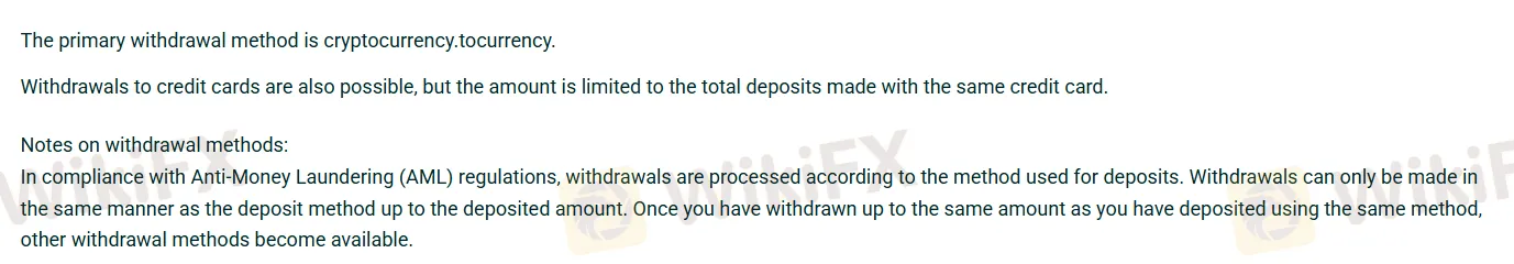  Withdrawal Options