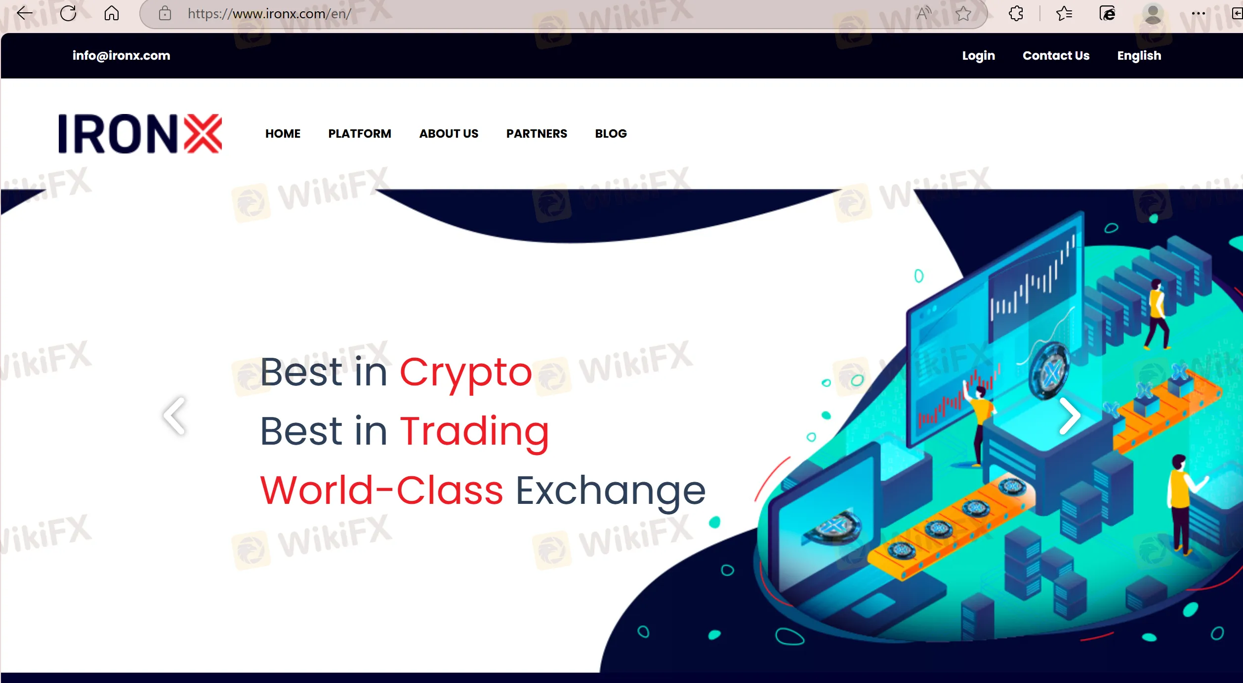 IronX's homepage
