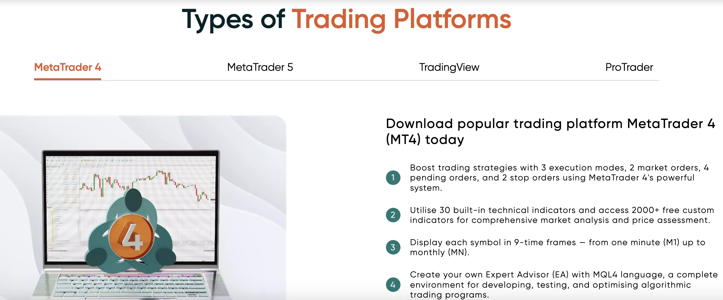 Plataforma de Trading Plataforma de Trading
