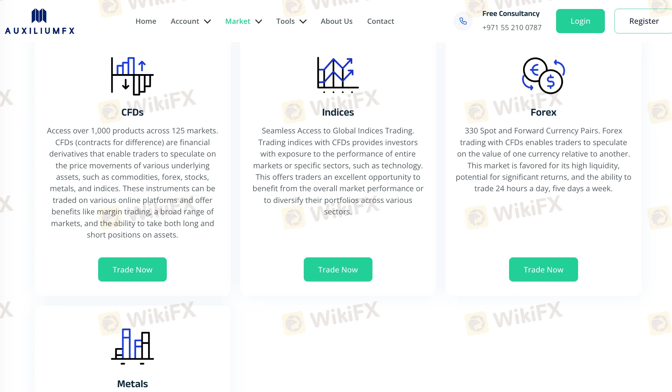What Can I Trade on Auxiliumfx?