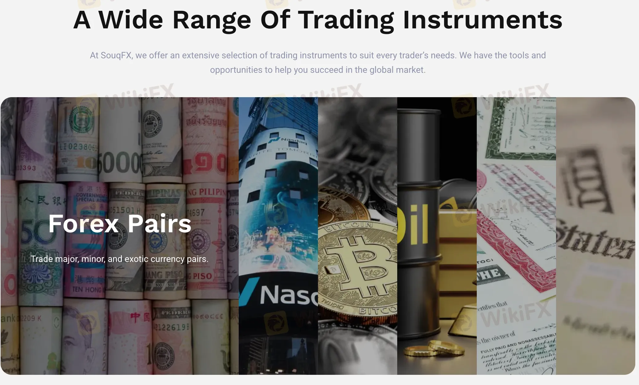 What Can I Trade on SouqFX? What Can I Trade on SouqFX?