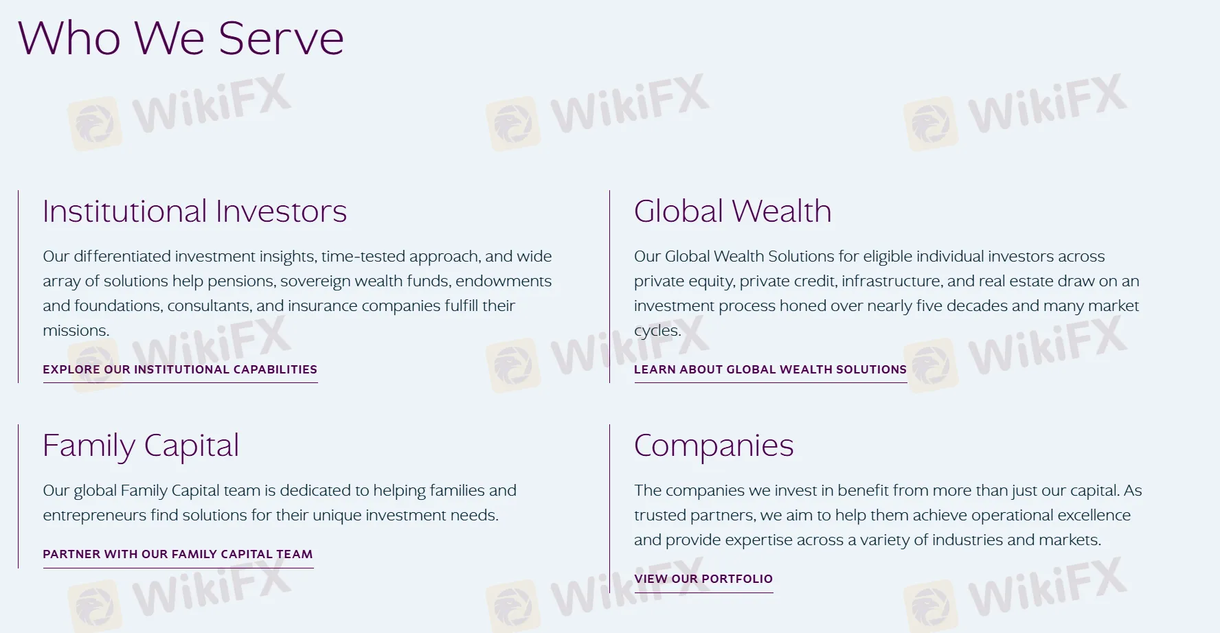 KKR's Clientele