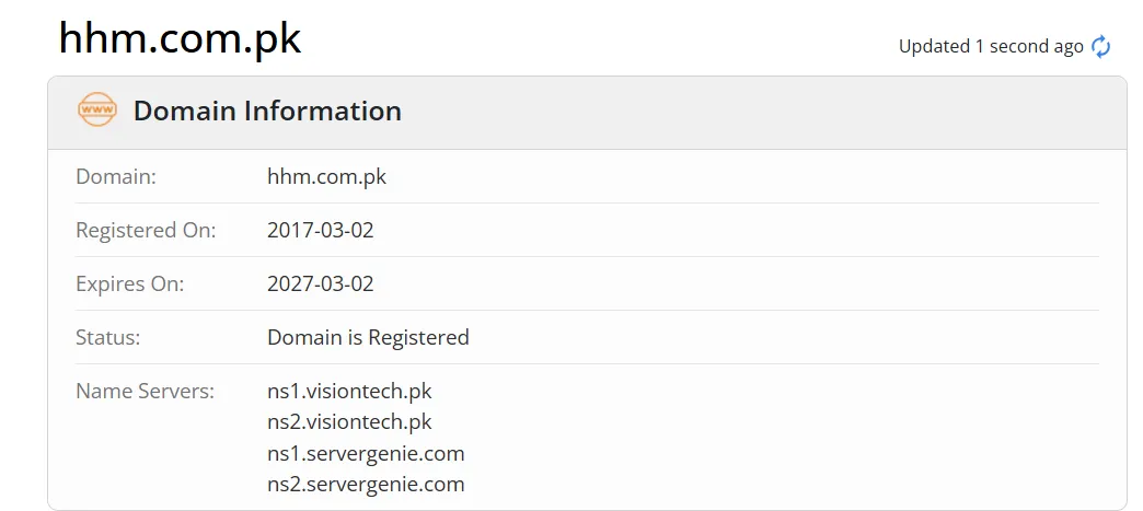 Domain H. H. Misbah Domain H. H. Misbah
