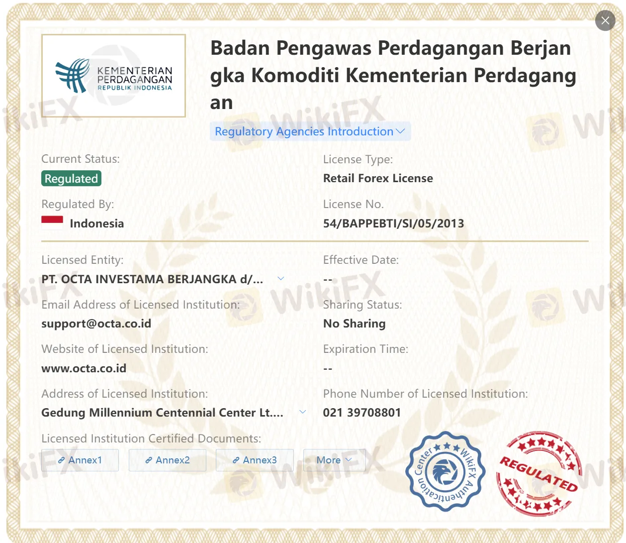 Octa Investama Berjangka