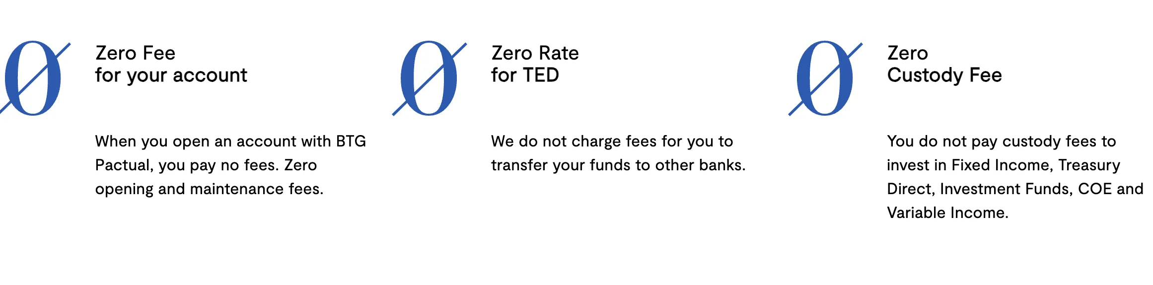 BTGPactual Fees BTGPactual Fees