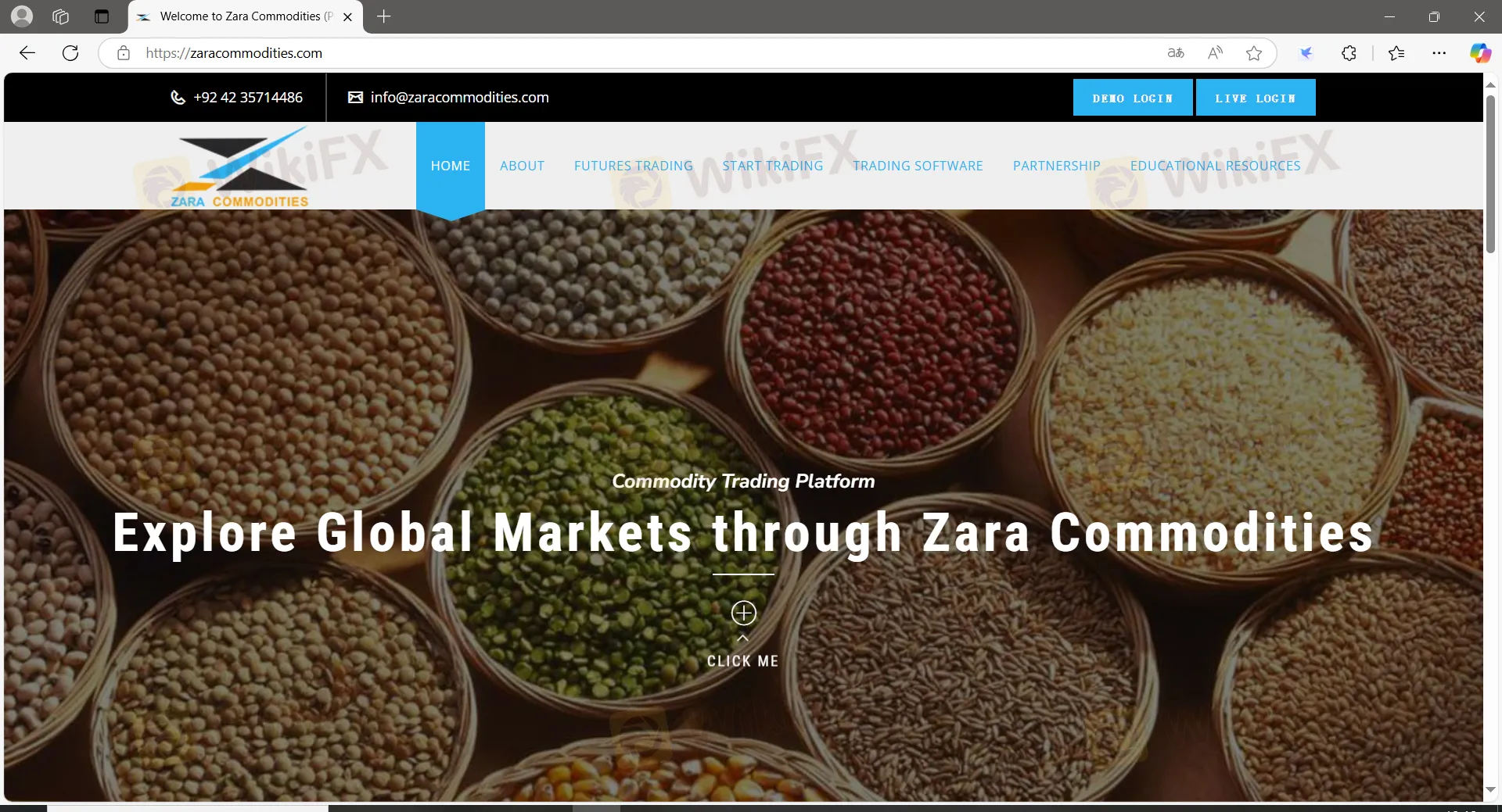 Zara Commodities 信息