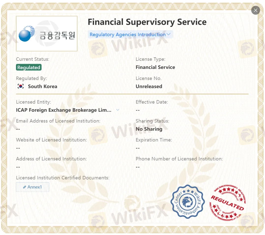 ICAP license 1