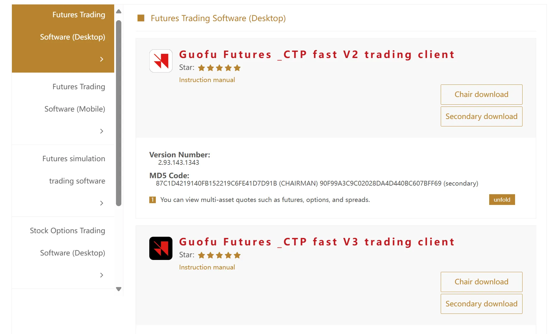 GUO FU FUTURES platform 1